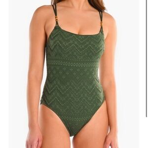 La Blanca Salt Eyelet One-Piece Swimsuit 6